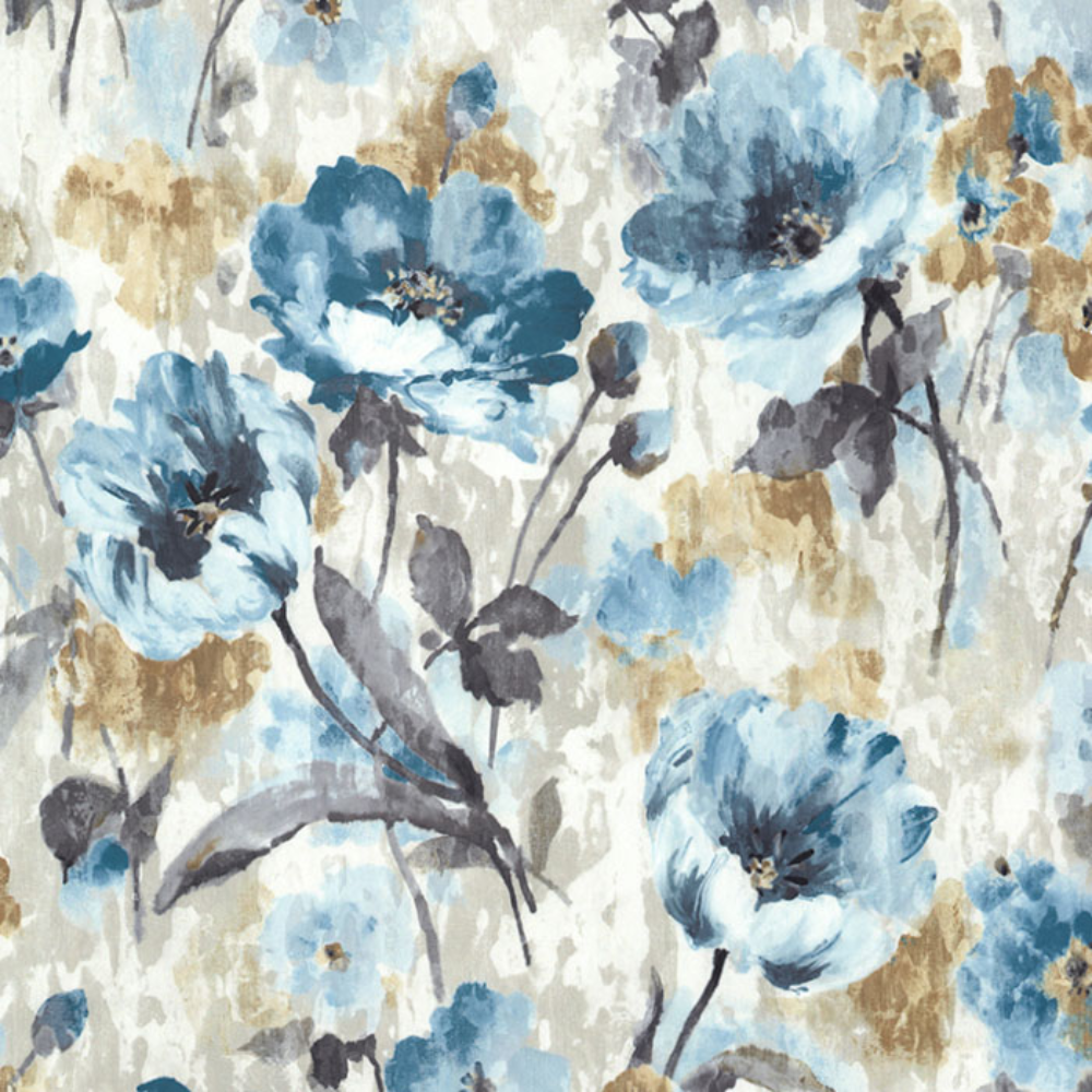 BARCELONA POLYESTER FLOWER PRINT  MAIN CURTAIN  FABRICS