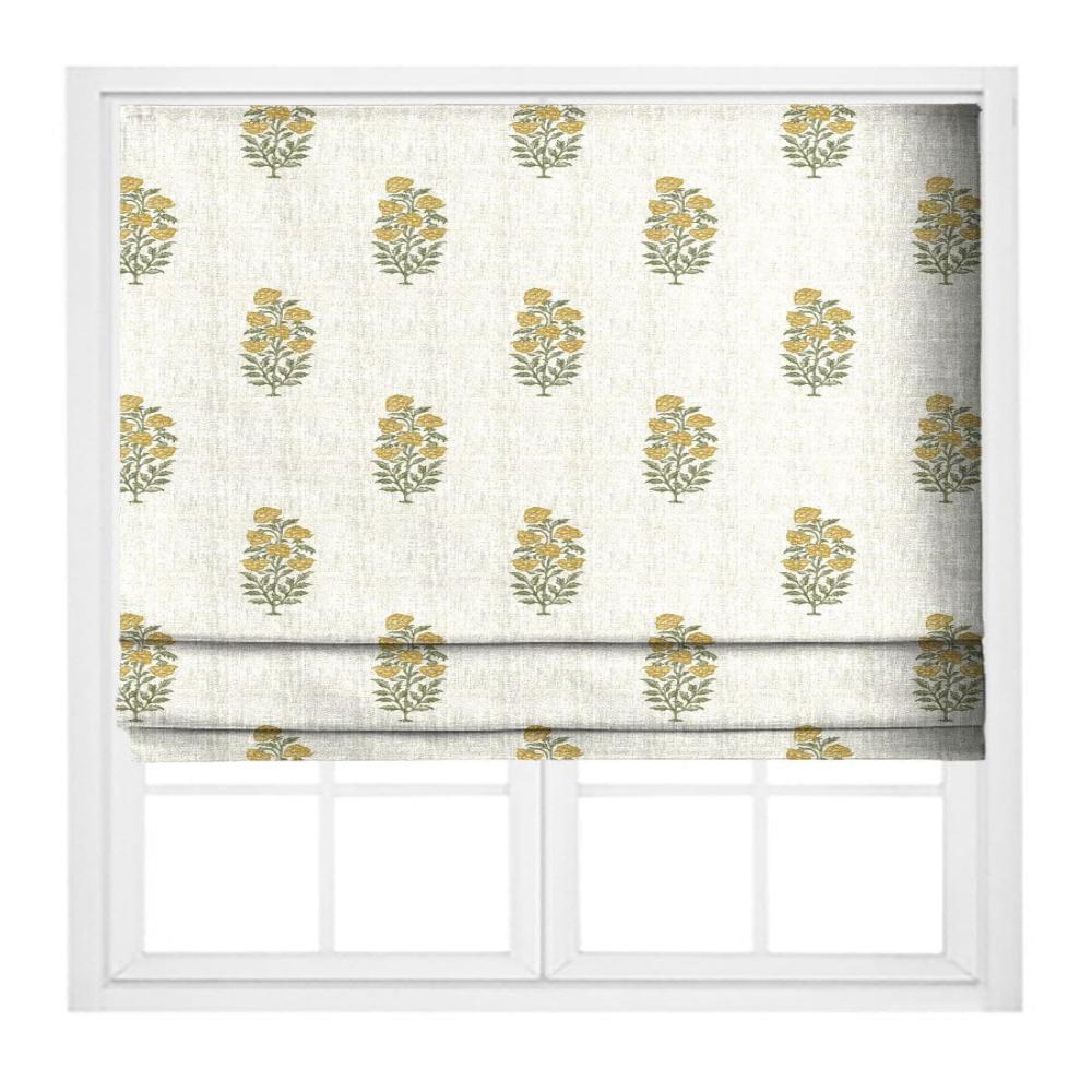 Indian Motifs PRINT POLYESTER LINEN BLINDS FABRICS