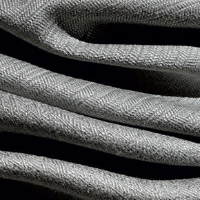 CURTAIN FABRIC COSTA TEXTURE SILVER ISSAC