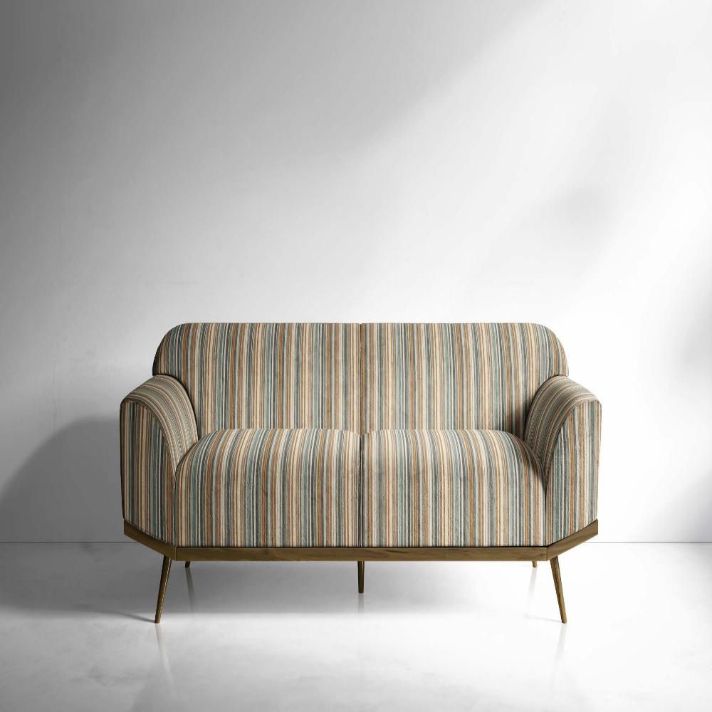 VELVET STRIPES POLYESTER UPHOLSTERY  VT II - 204