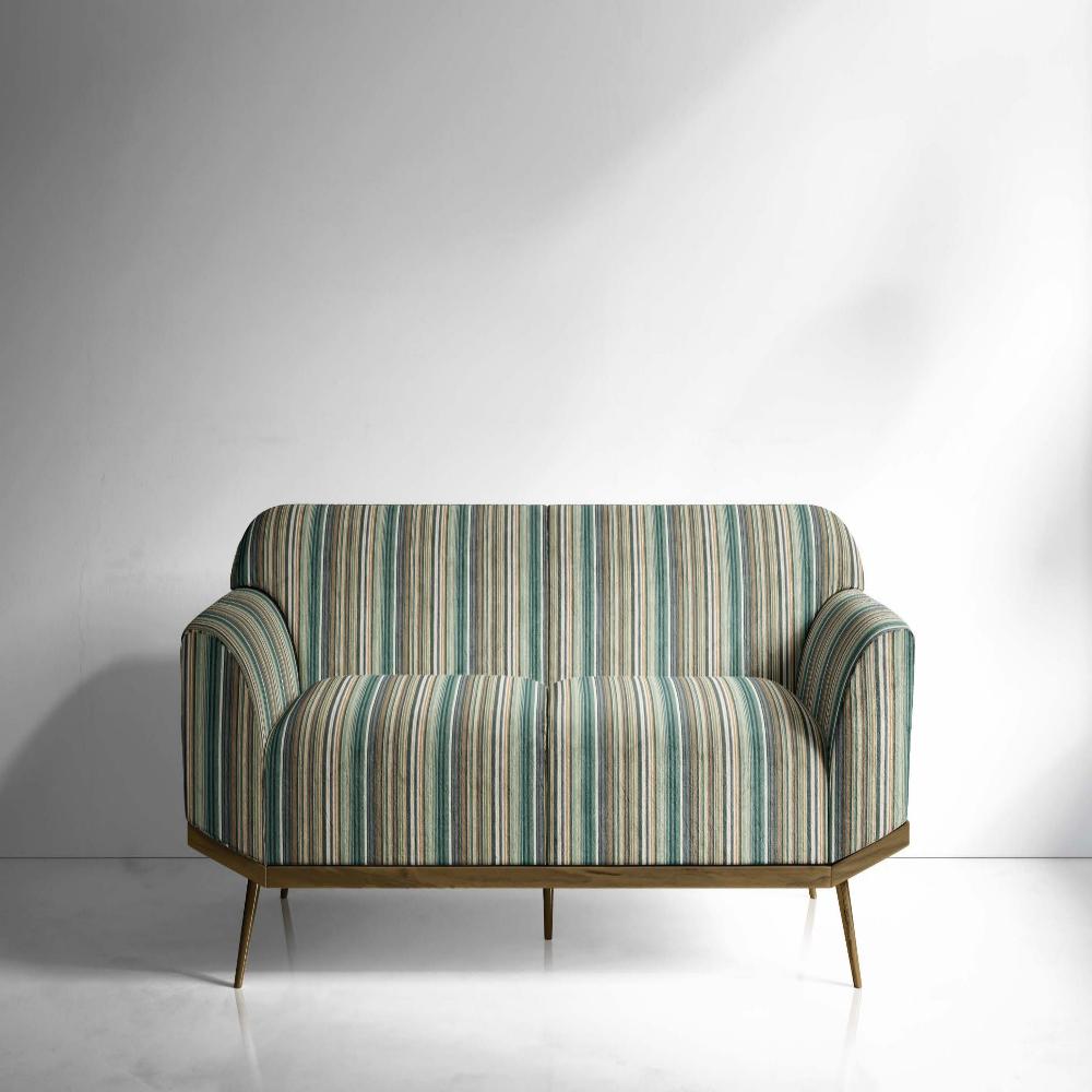 VELVET STRIPES POLYESTER UPHOLSTERY  VT II - 205