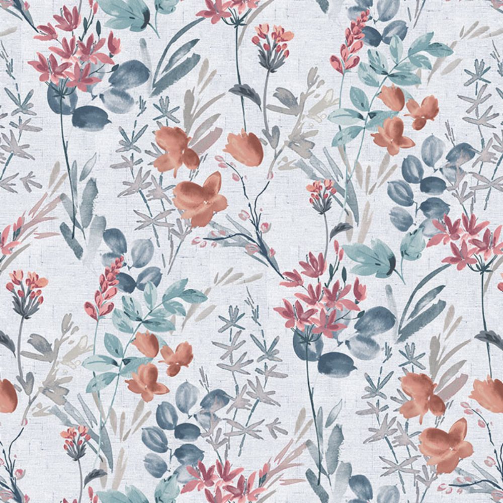 BARBADOS PRINT  POLYESTER BIG FLOWER MAIN CURTAIN  FABRIC