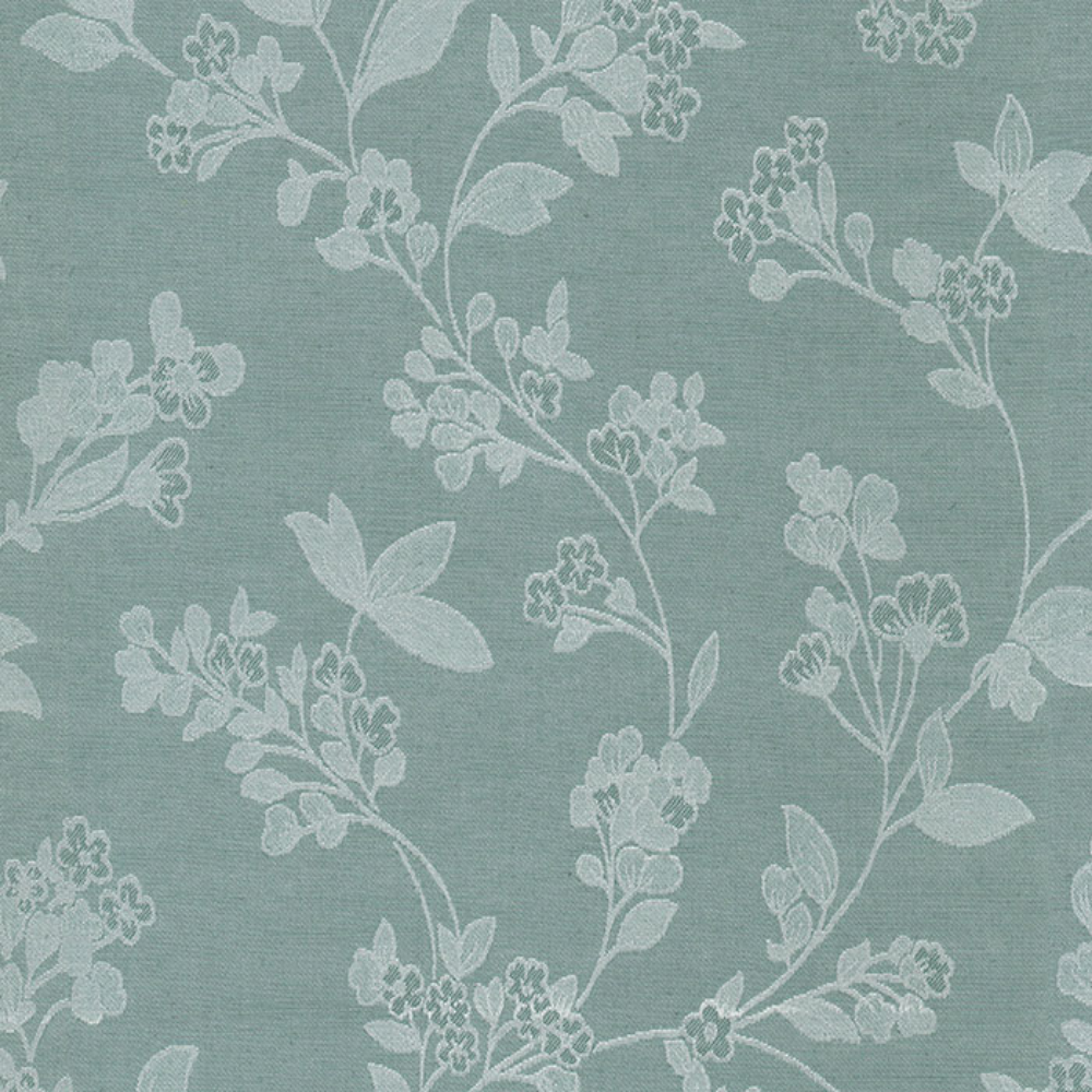 HILTON JACQUARD SMALL FLOWER MAIN CURTAIN FABRIC