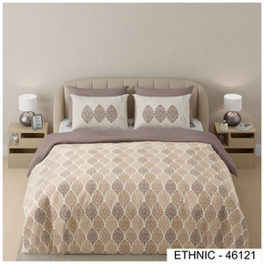 ETHNIC 46121  DIGITAL PRINT COTTON SUPER KING SIZE  BEDSHEET