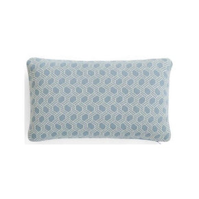 Geometric- Cushion Cover light blue