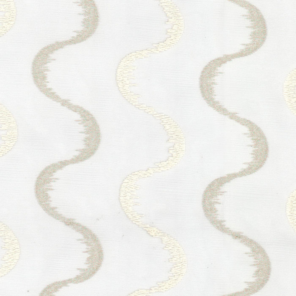 ELEGANT 32518 Embroidery Sheer  Curtain Fabric
