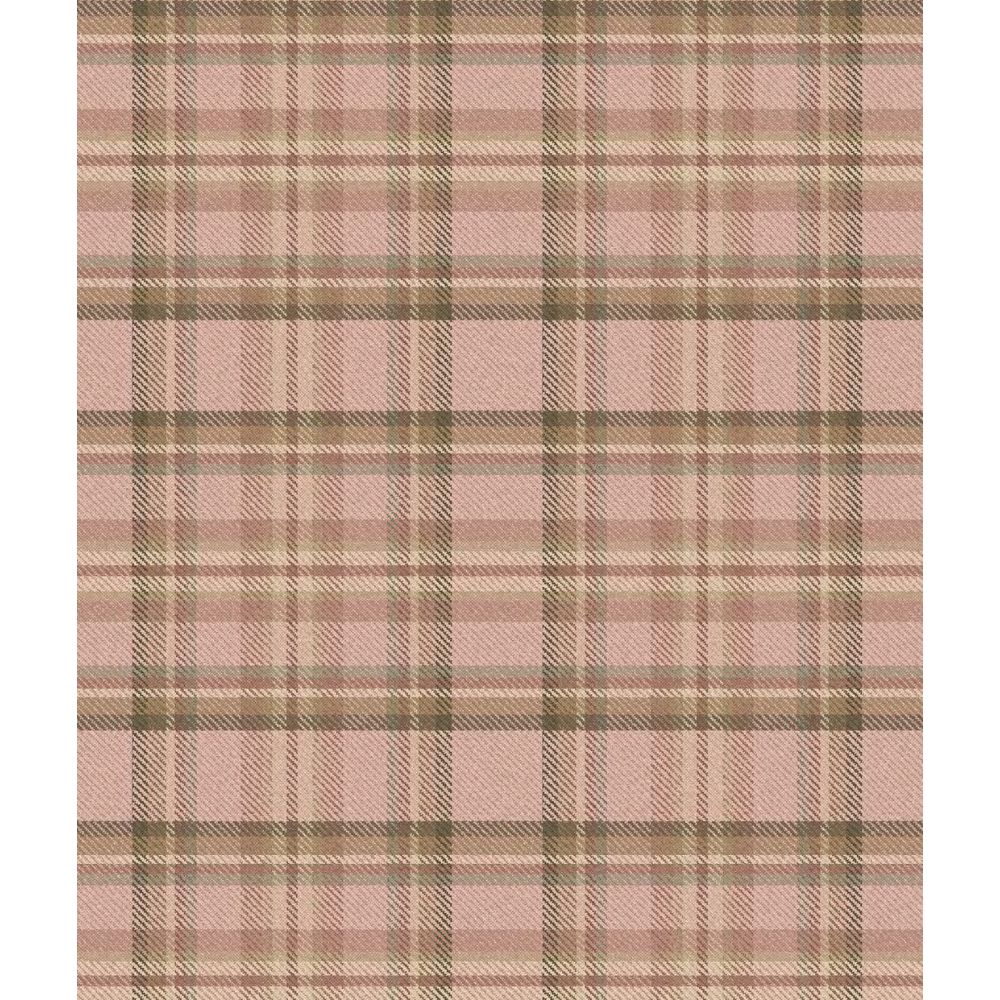 Mulberry PINK BROWN CHECKS Sofa Febric