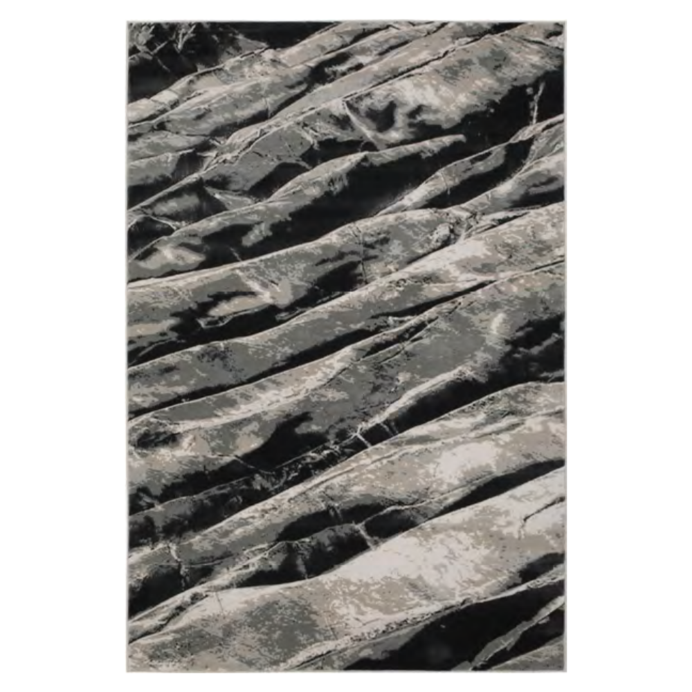 BURLINGTON EDEN 3568C00-UT-CASTLE-POL. DARK GREY RUGS