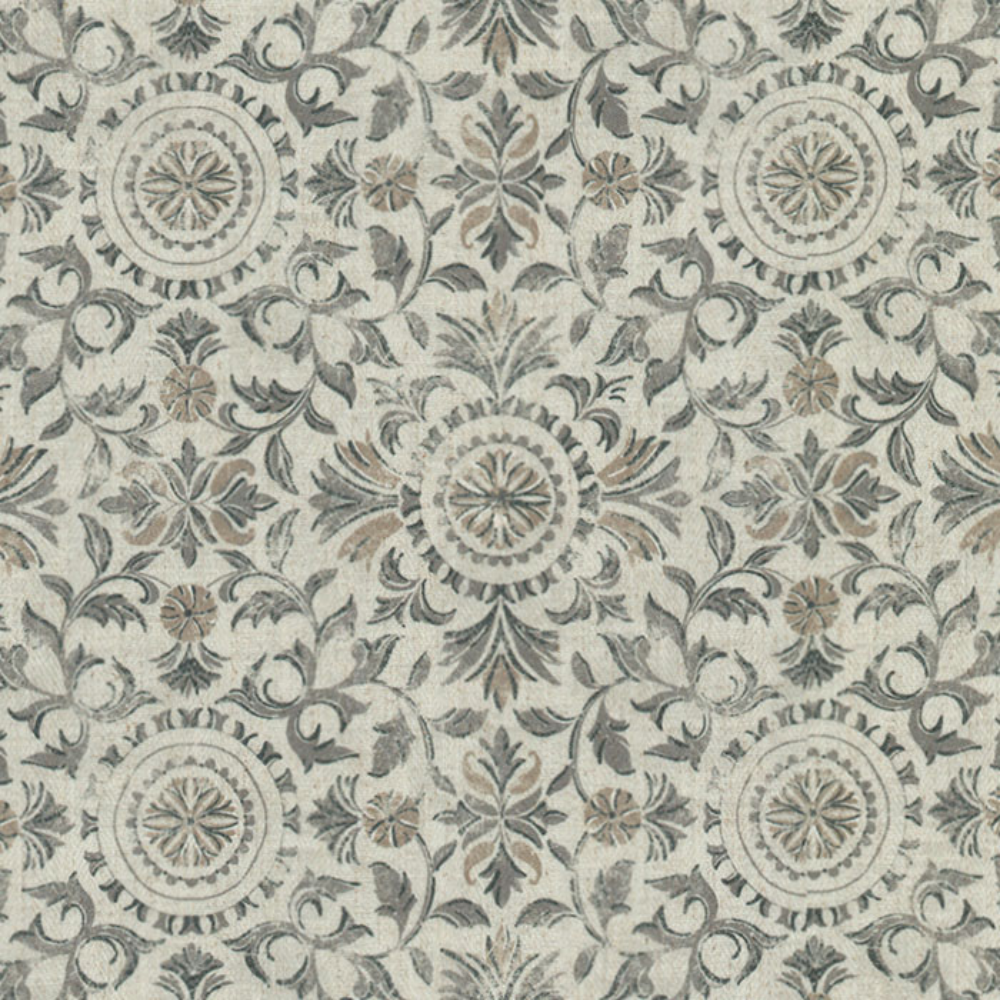 BROWNSTONE  POLYESTER UPHOLSTERY  TEXTURED  FLOWER FABRICS