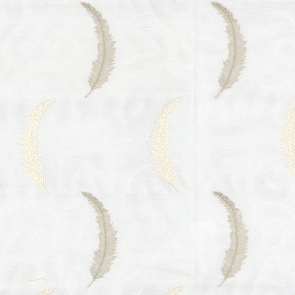 ELEGANT 32521 Embroidery Sheer  Curtain Fabric