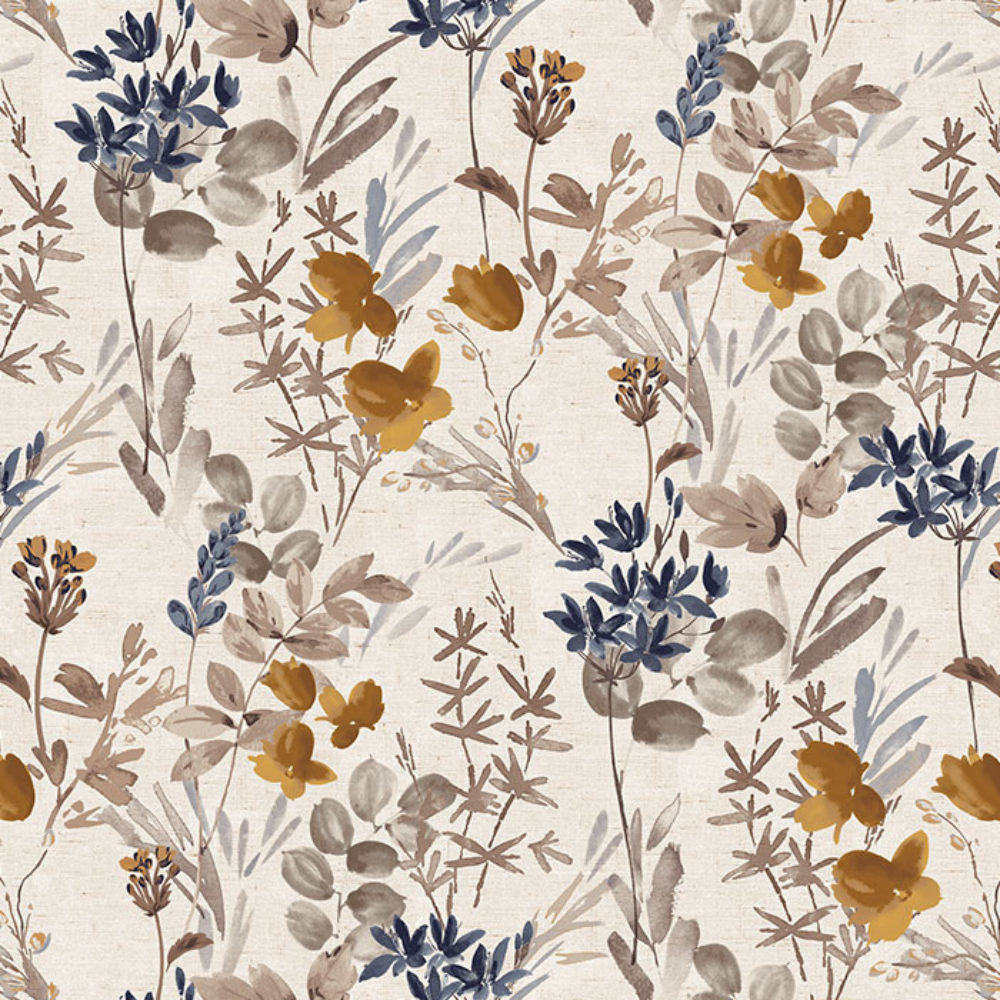 BARBADOS PRINT  POLYESTER BIG FLOWER MAIN CURTAIN  FABRIC