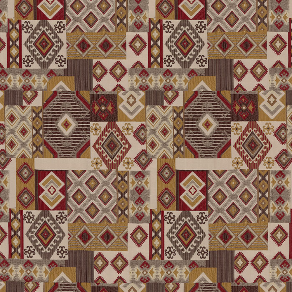 Malibu  polyester Upholstery jacquard GEOMETRIC fabrics