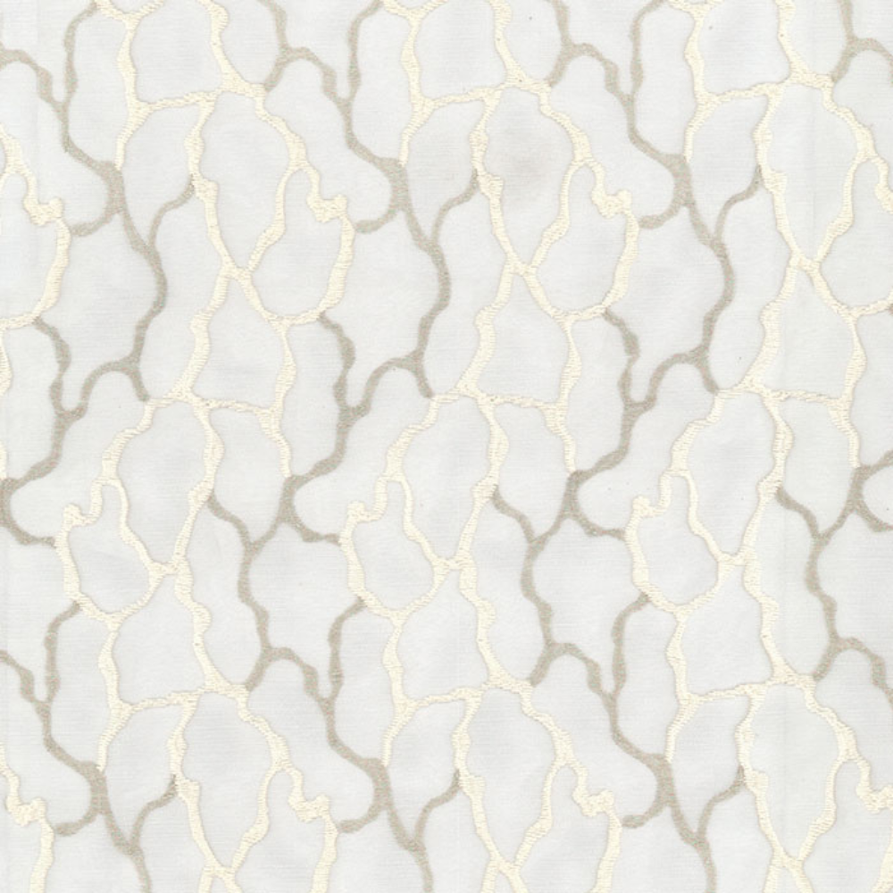 ELEGANT 32522 Embroidery Sheer  Curtain Fabric