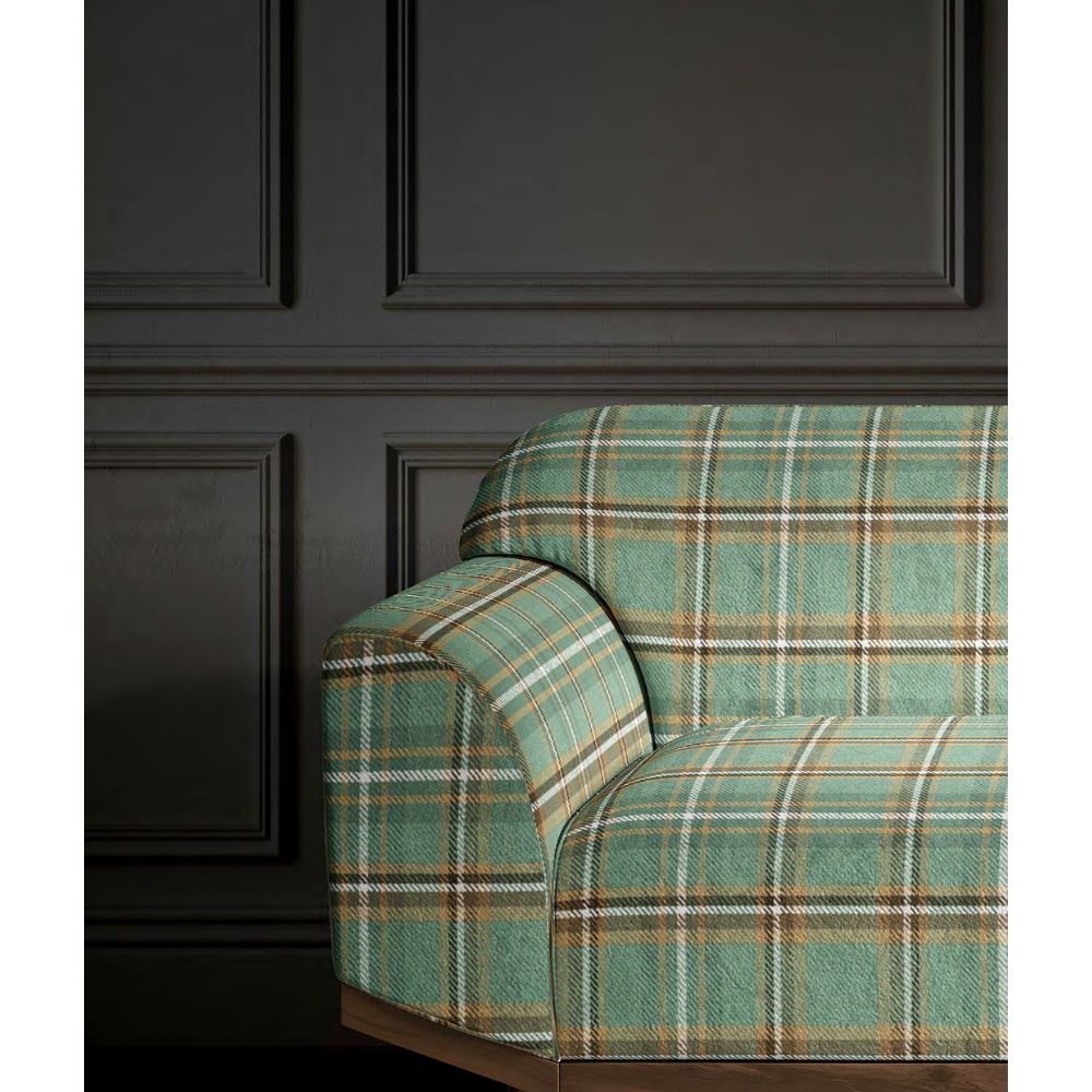 Mulberry II LIGHT BLUE SQUARE CHECK  Sofa Febric