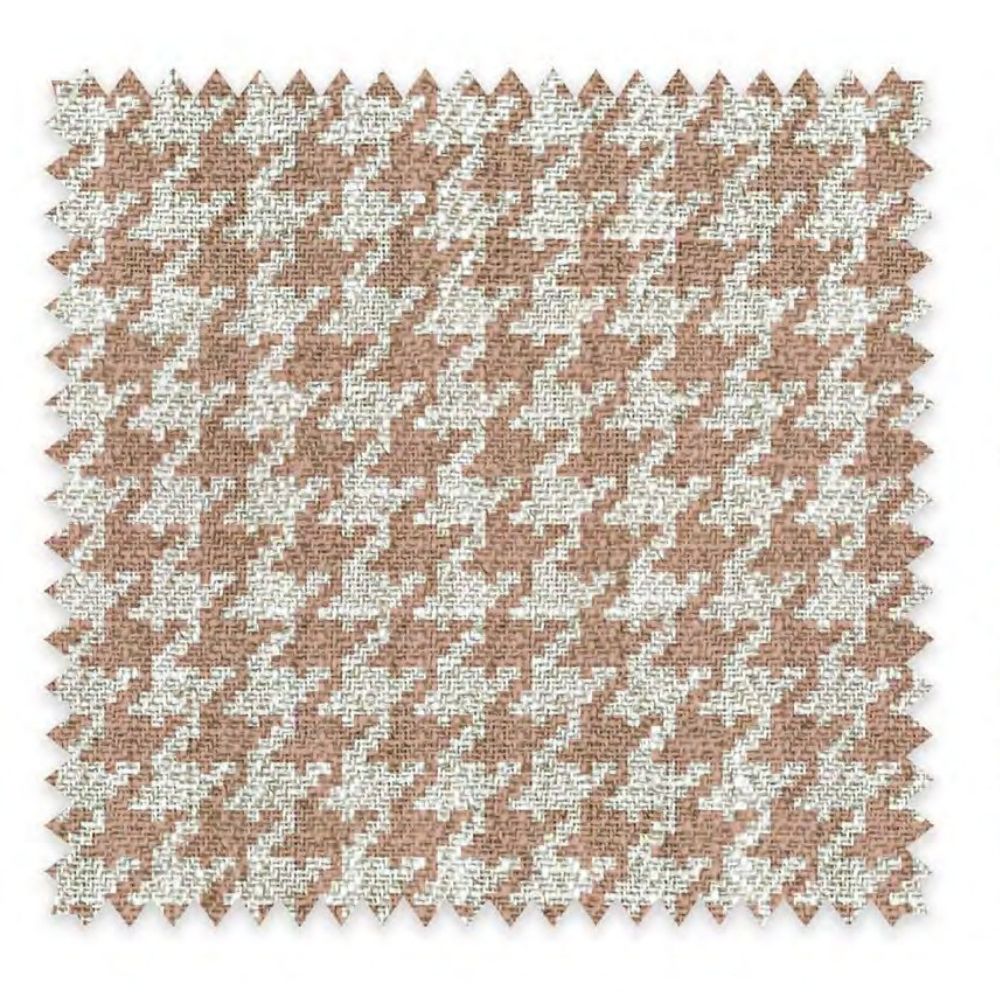 THE WHITE  UPHOLSTERY MINI  GEOMETRIC POLYESTER LINEN CO FABRIC