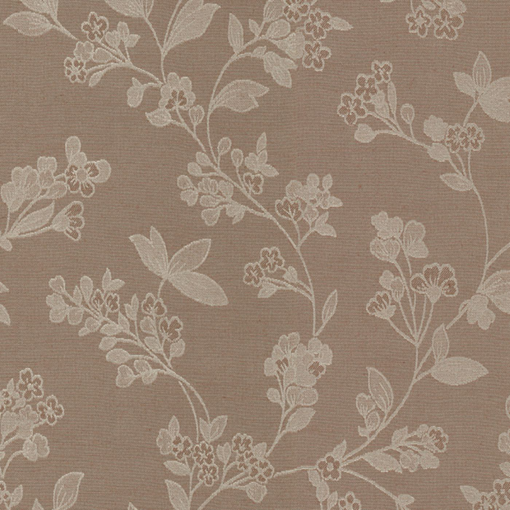 HILTON JACQUARD SMALL FLOWER MAIN CURTAIN FABRIC