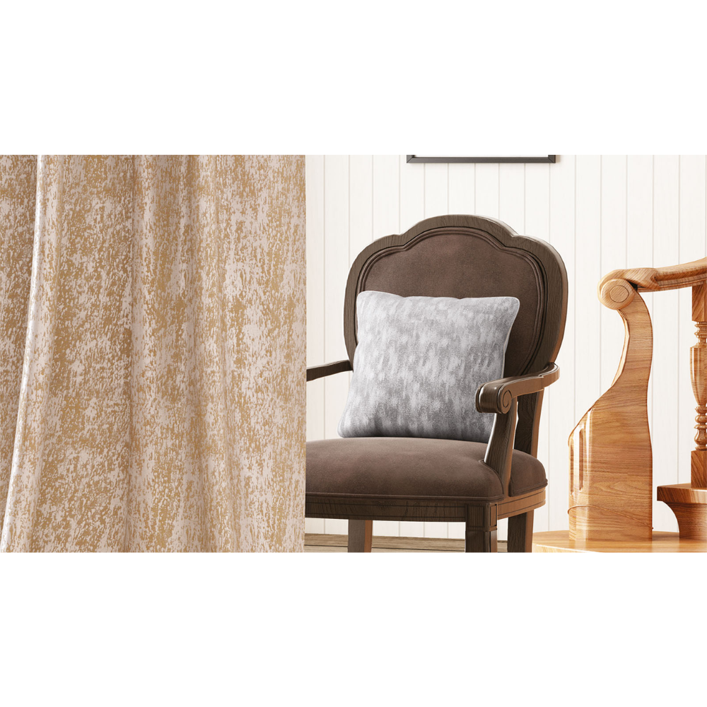 STANFORD  JACQUARD STRIPES MAIN CURTAIN FABRICS B