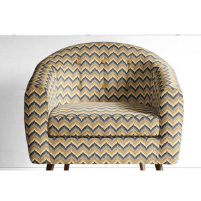 DURBAR VELVET POLYESTER UPHOLSTERY ZIGZAG  FABRICS 909