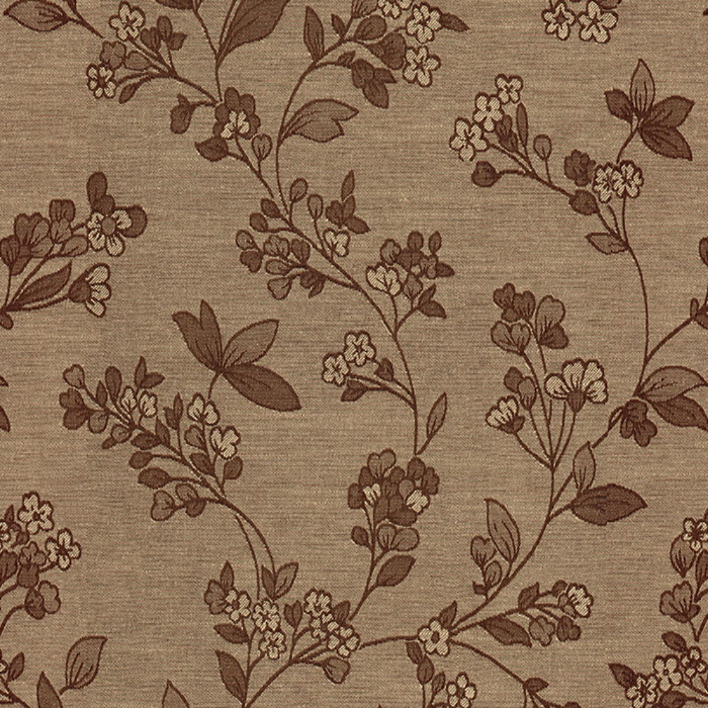 HILTON JACQUARD SMALL FLOWER MAIN CURTAIN FABRIC