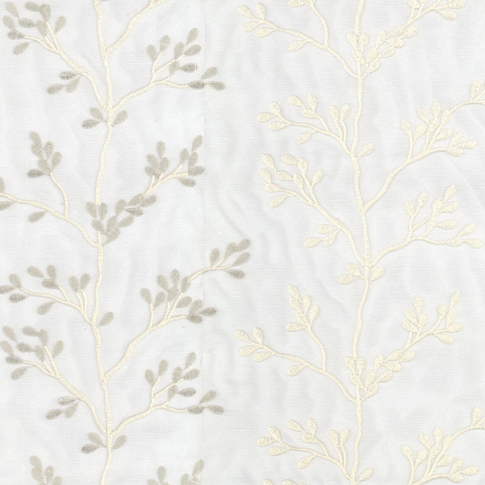 ELEGANT 32526 Embroidery Sheer  Curtain Fabric