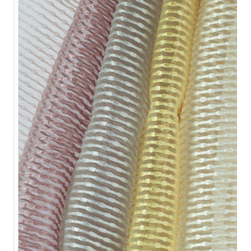 VIENNA LINE POLYESTER SHEER CURTAIN FABRICS