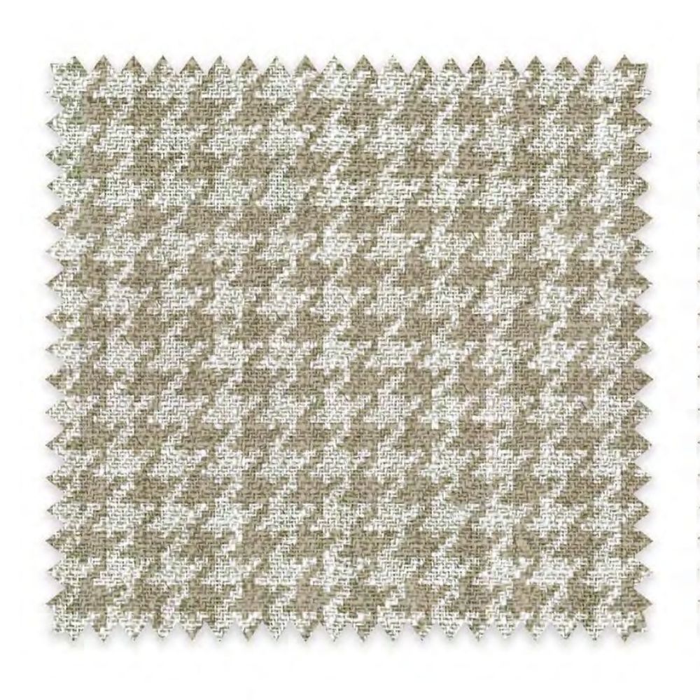 THE WHITE  UPHOLSTERY MINI  GEOMETRIC POLYESTER LINEN CO FABRIC
