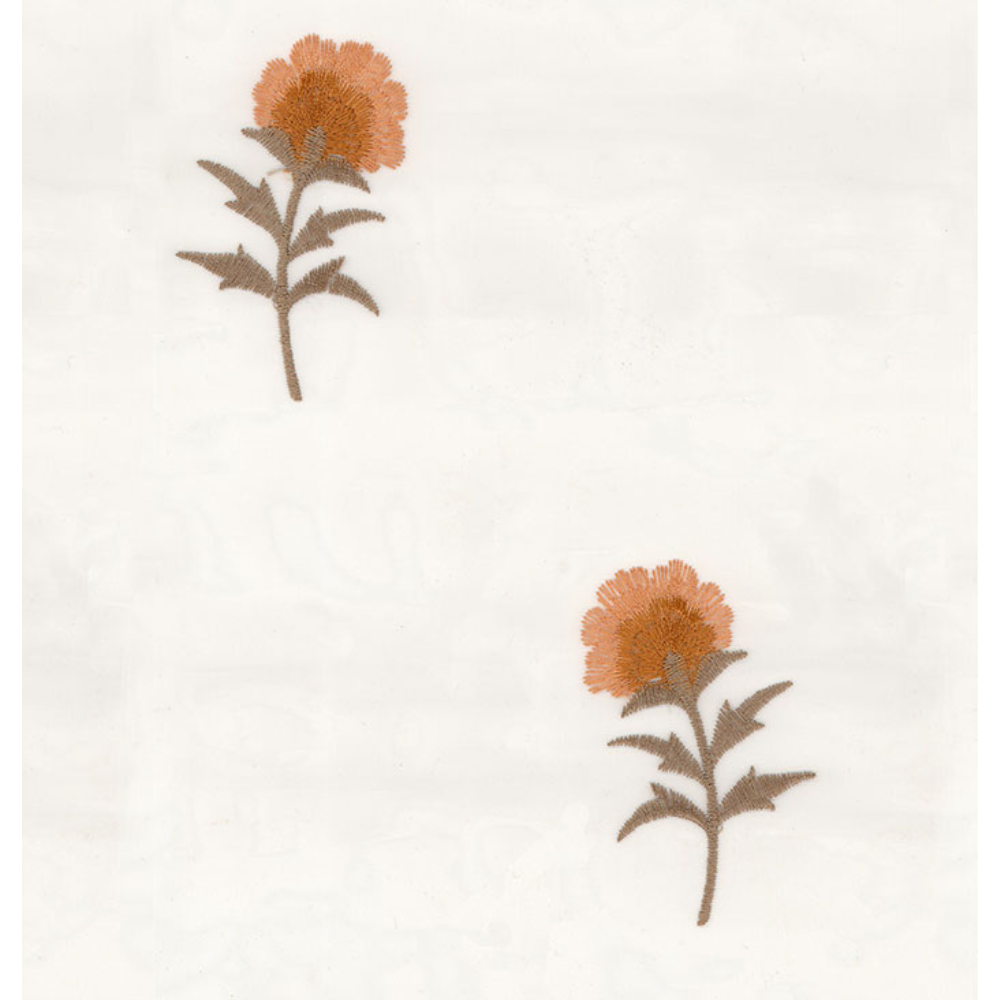 EXPRESSION  Embroidery Flame Sheer curtain fabric
