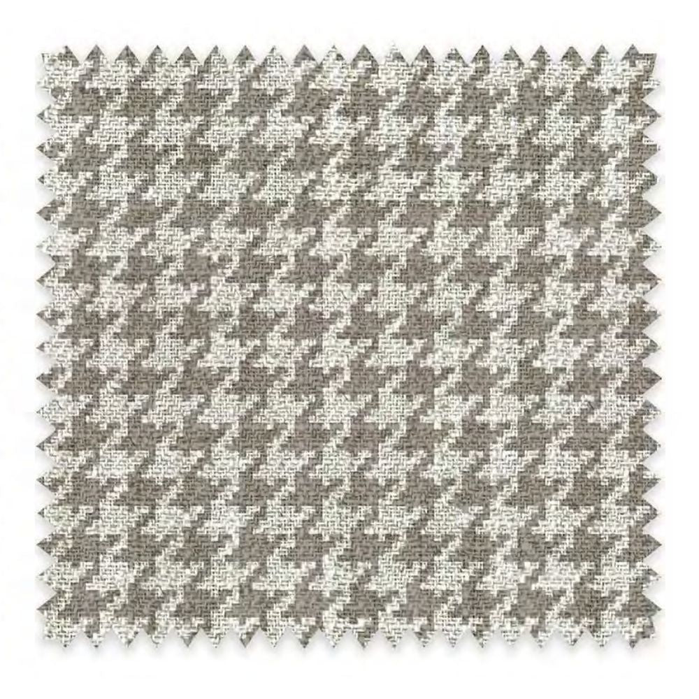 THE WHITE  UPHOLSTERY MINI  GEOMETRIC POLYESTER LINEN CO FABRIC