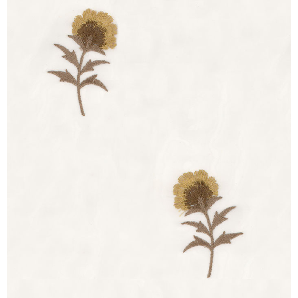 EXPRESSION  Embroidery Flame Sheer curtain fabric