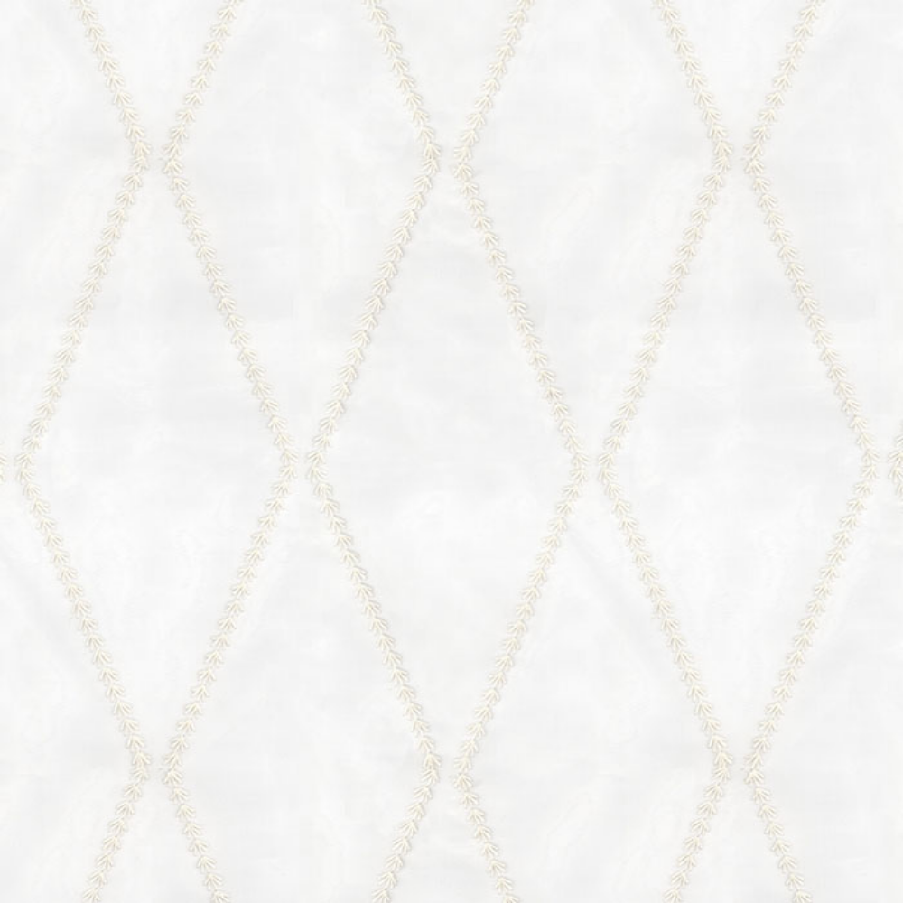EMBROIDERY MAJESTIC GEOMETRIC POLYESTER  SHEER CURTAIN  FABRICS B