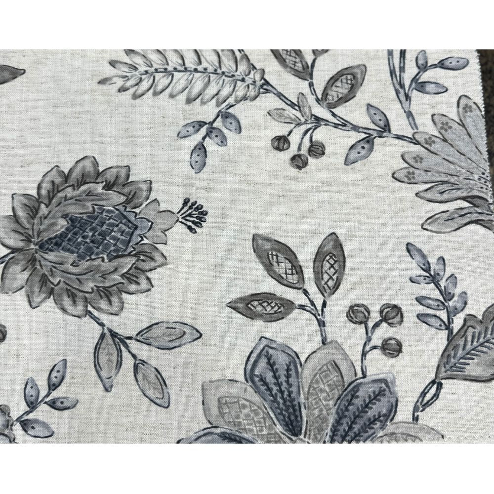 CELINA PRINTED FLOWERING  CURTAIN FABRICS 02