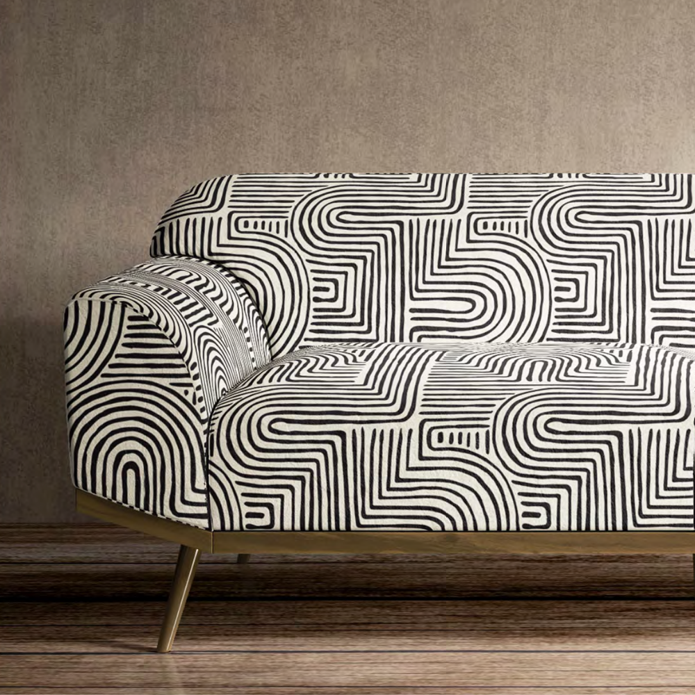 Carbon Velvet II – SR VT_110 Vermont Upholstery & Cushion Fabric ( 100% Polyester, Velvet Finish)