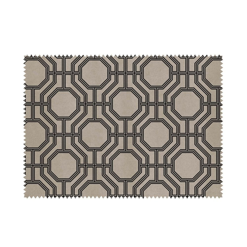 CARBON VELVET UPHOLSTERY  POLYESTER CIRCLE FABRICS VT 010