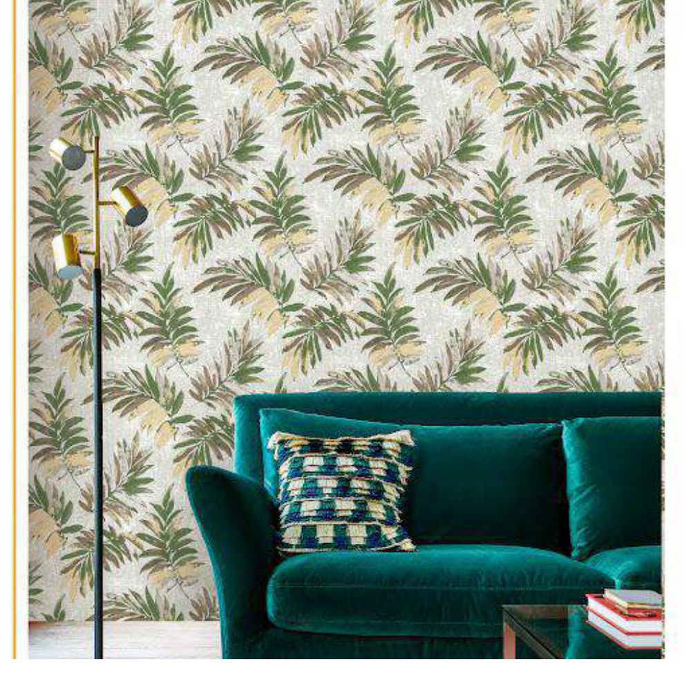 MONACO HOME DECOR BIG LEAF PRINT  WALLPAPERS  FOR WALL