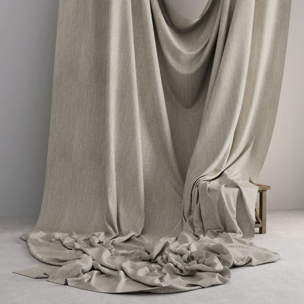 CURTAIN FABRIC COSTA BEIGE  DIEGO