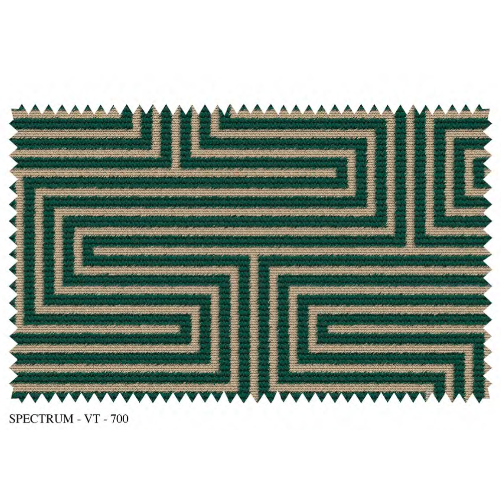 Spectrum Collection Geometric Maze Vermount Velvet Upholstery Fabric (100% Polyester)
