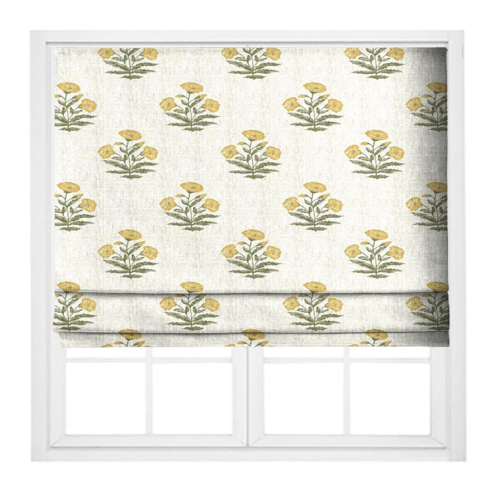 Indian Motifs PRINT POLYESTER LINEN BLINDS FABRICS