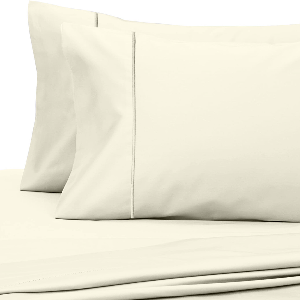 Oscar 100% cotton double bedsheet set : 400 102A TOFU SM