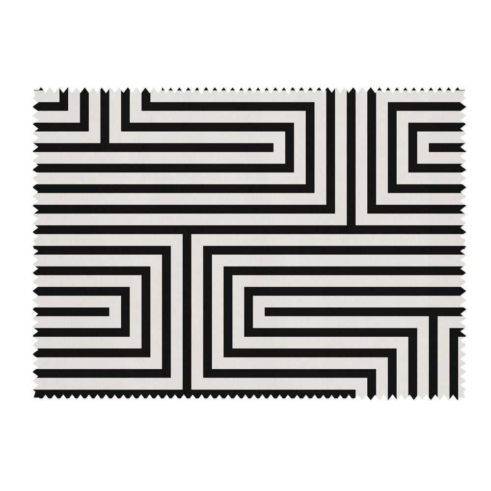 CARBON VELVET UPHOLSTERY  POLYESTER ZIGZAG  FABRICS VT 01
