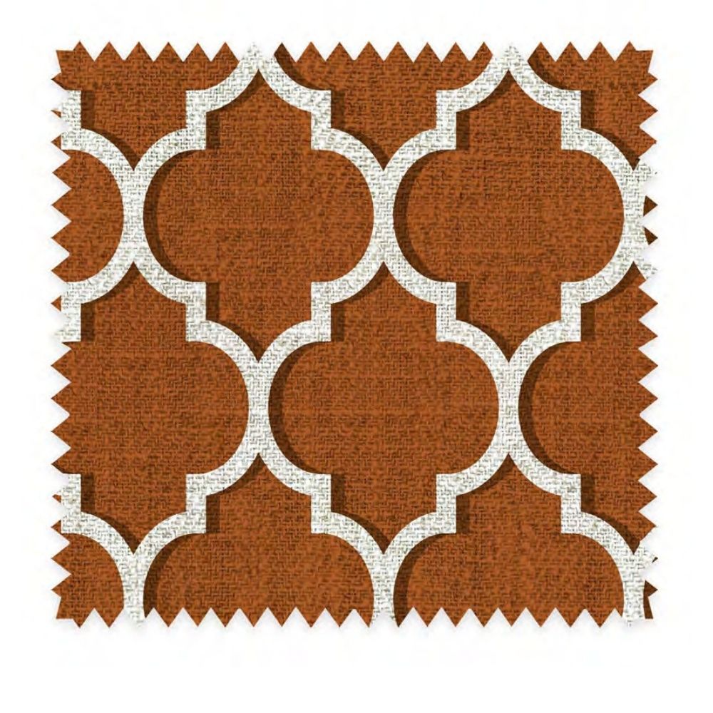 THE WHITE UPHOLSTERY GEOMETRIC  POLYESTER LINEN CO FABRICS