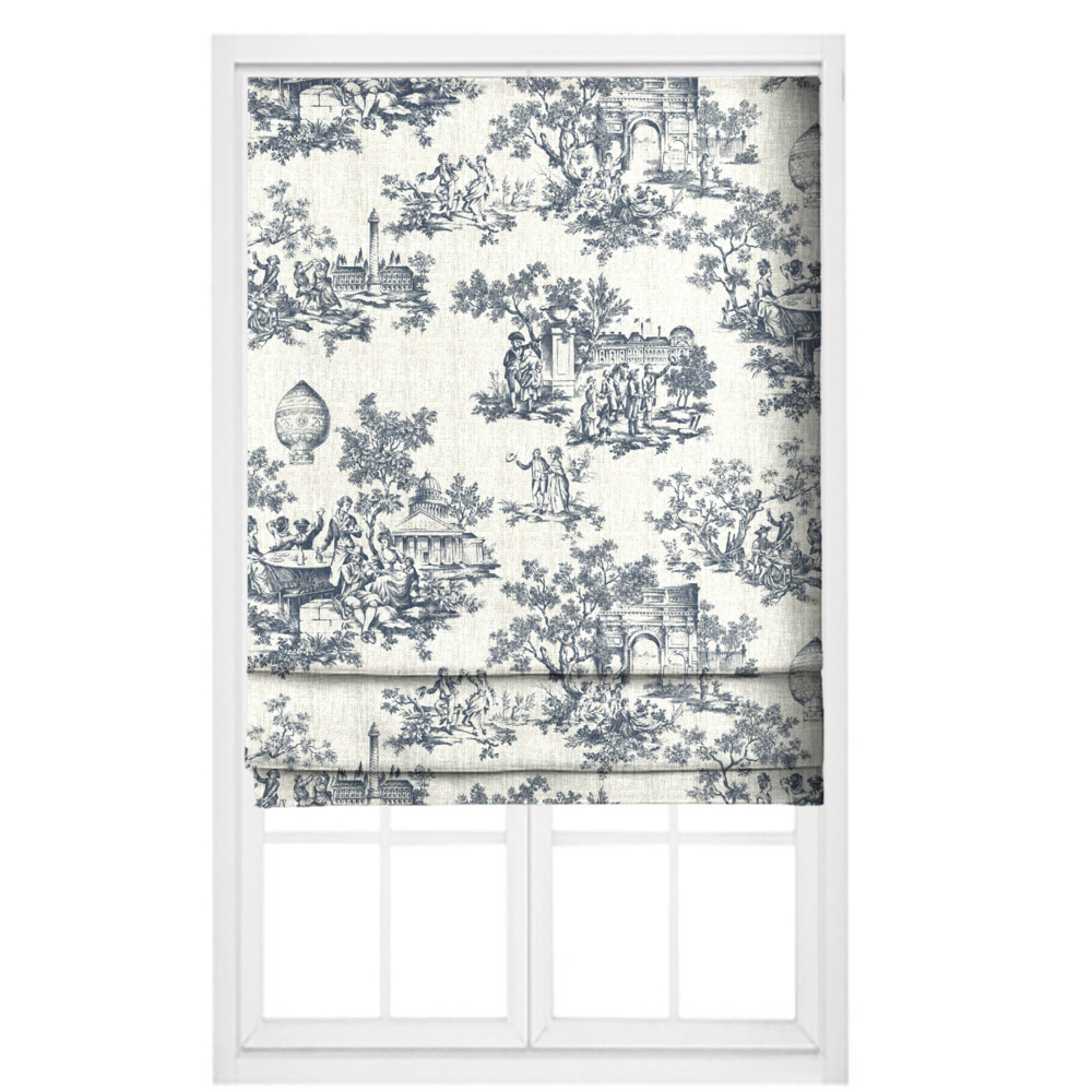 Galaxy Quality Blind Fabric – Best of Toile Scenic Print (SR GL-01)