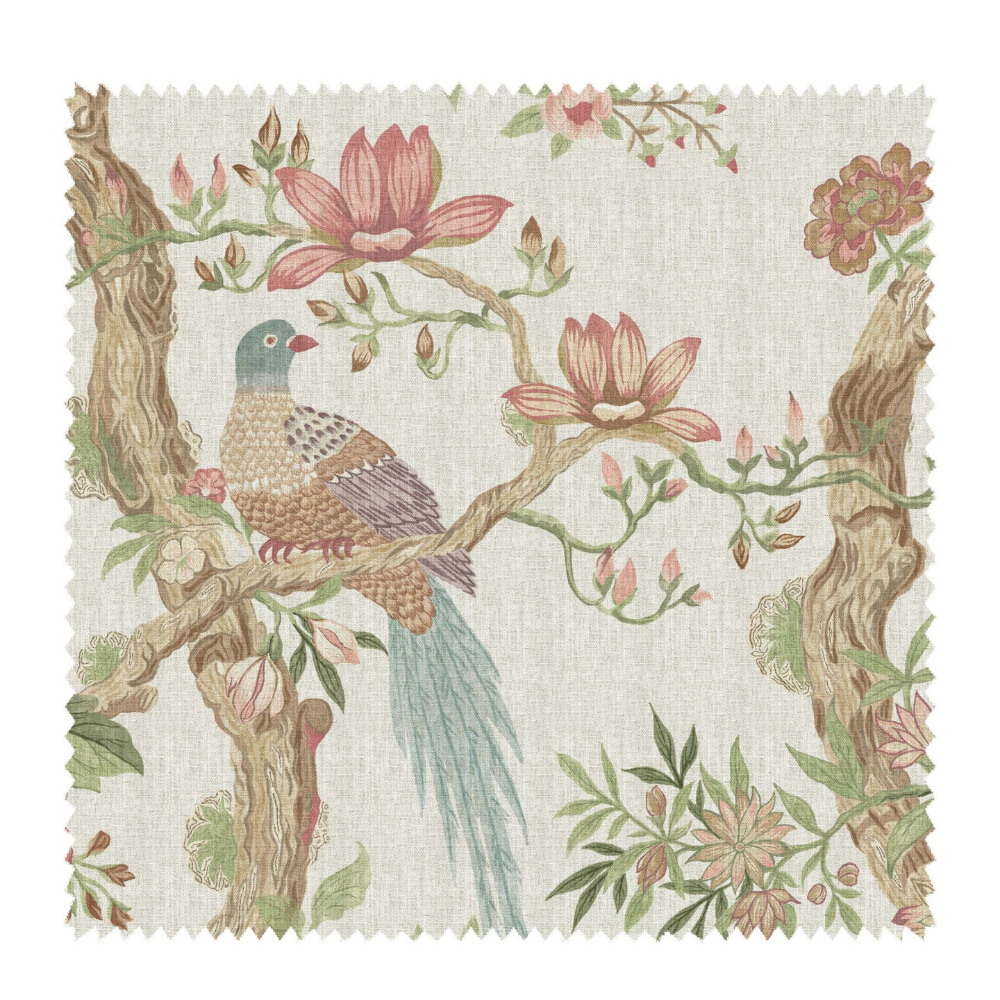 ENGLISH VILLA PRINTED PIGEON TREE SOFA FABRICS
