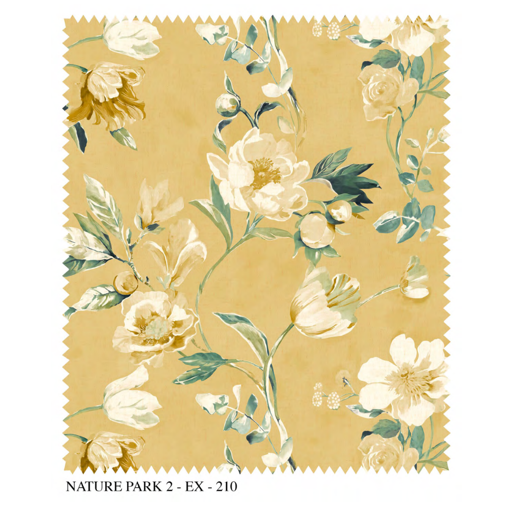Nature Park-II EX-210 Elegant Drape – Excel Quality Blind Fabric in Linen