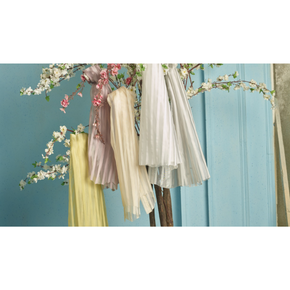 VIENNA STRIPE DESIGN 1 POLYESTER SHEER CURTAIN FABRICS