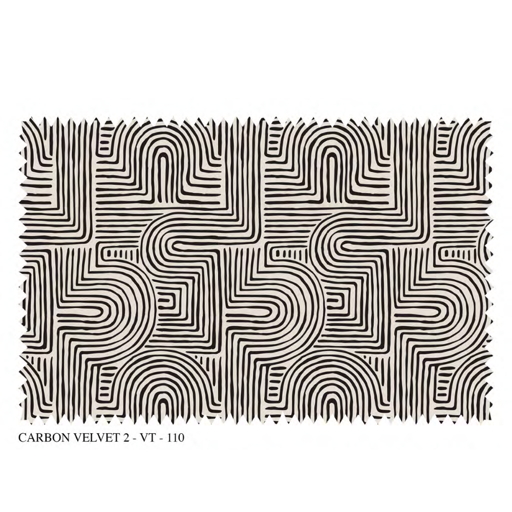 Carbon Velvet II – SR VT_110 Vermont Upholstery & Cushion Fabric ( 100% Polyester, Velvet Finish)