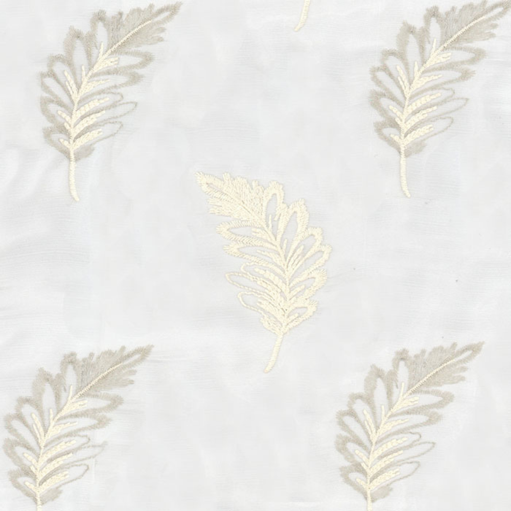 ELEGANT 32531 Embroidery Sheer  Curtain Fabric