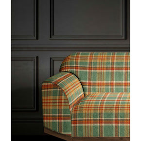 Mulberry II  RED GREEN CHECKS Sofa Febric