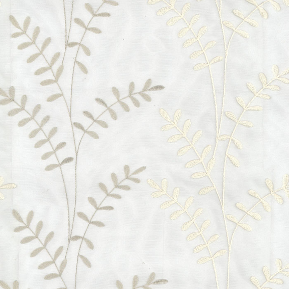 ELEGANT 32532 Embroidery Sheer  Curtain Fabric