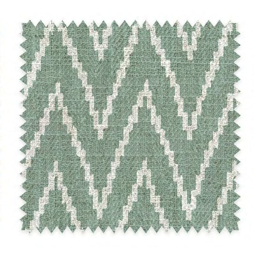 THE WHITE UPHOLSTERY ZIGZAG  WAVES BIG FABRICS  POLYESTER LINEN  CO