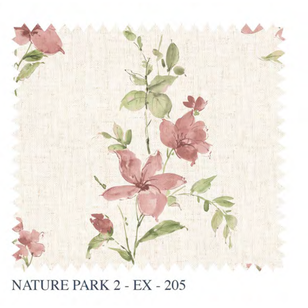 Nature Park-II EX-205 Elegant Drape – Excel Quality BLIND Fabric Linen